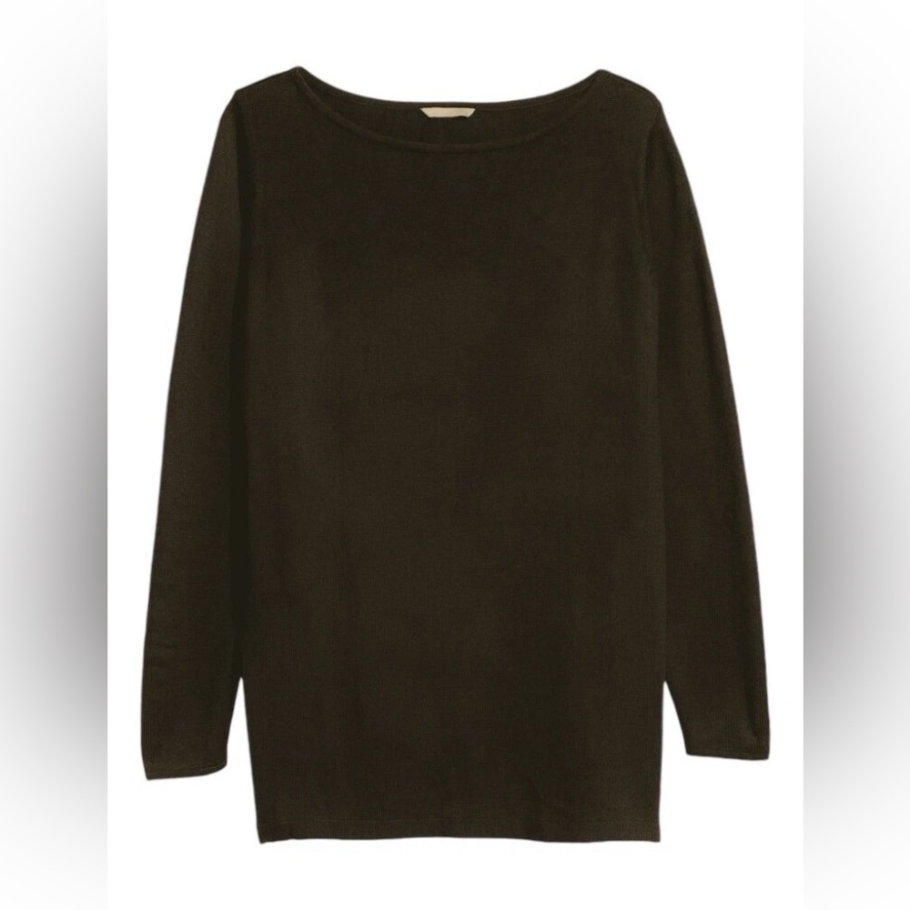 H & M-Tunic Sweater-Women’s Size: Large-Color: Brown